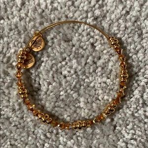 Alex and ani Gold beaded bracelet